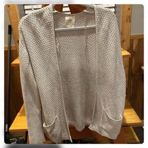 Altar'd State Cream Textured Cardigan